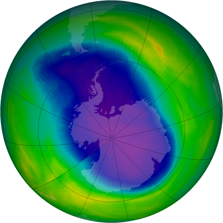 Ozone Map 1991-10-04